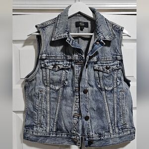 J. Crew Indigo Denim Vest